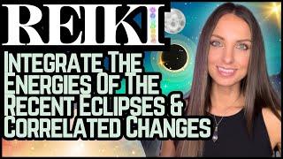 Reiki To Integrate Eclipse Energies & Changes | Energy Healing / ASMR