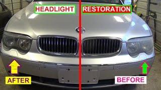 How to Make Your Headlights Clear. Crystal Clear Headlights Permanently