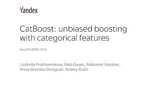 CatBoost: unbiased boosting with categorical features