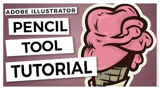 Adobe Illustrator Tutorial: Pencil Tool Tutorial