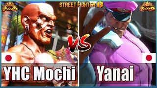 Street Fighter 6  YHC Mochi (DHALSIM)  Vs  Yanai (M Bison)Best Top Ranked MatchFightingGameWorldX