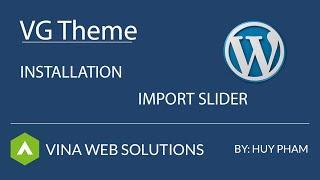 [VG Theme Documentation] Import Slider (Revolution Slider)