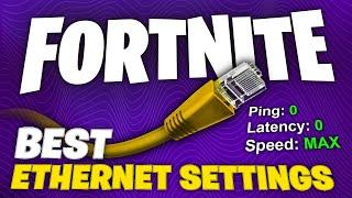 BEST Ethernet Settings for Fortnite! (Optimize Ethernet to get Low Ping and Better Latency)