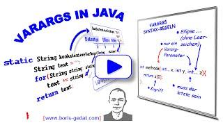 Varargs in Java - Variable Argumentenzahl in Java-Methoden