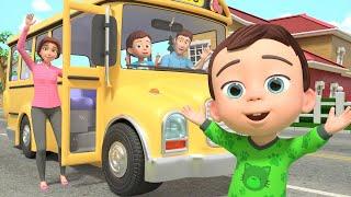 Wheels on the Bus - Toy Bus Song | Train Choo Choo | Baby Nursery Rhymes & Kids Songs