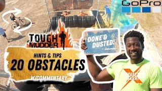 Tough Mudder GoPro  POV Hints and Tips. Morden Park England. 10K 20 All Obstacles with commentary