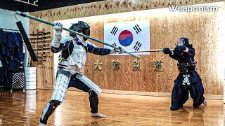 Korea's 'WAR FLAIL' breaks with a katana