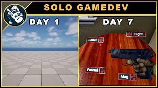 Making a FPS Zombie Survival Game as a Solo Indie Game Dev in Unreal Engine 5 Devlog Week 1