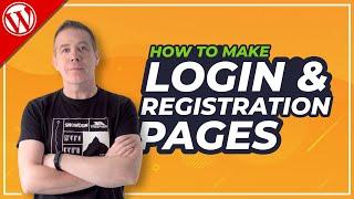 How To Create Custom Login And Registration Page In WordPress