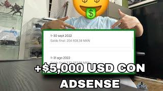 COMO GENERAR $5,000 USD MENSUALES CON TU SITIO WEB EN GOOGLE ADSENSE - EL MEJOR MÉTODO DE TRÁFICO