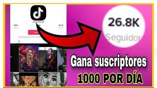 CÓMO GANAR Miles de SEGUIDORES en TIKTOK SIN SEGUIR anadie 