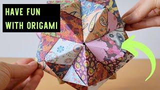 Origami Polyhedra With Japanese Paper (Kool Krafts Review)