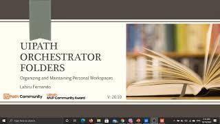 Use of UiPath Orchestrator Folder Packages and Workspaces | RPA | HyperAutomation