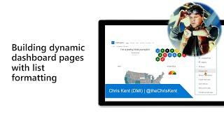 Building dynamic dashboard pages with list formatting