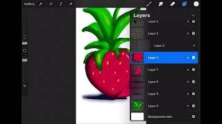 #Procreate Quick Tip: Move Multiple Layers at One Time #shorts