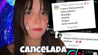 FUI CANCELADA PELO TIKTOK!!!