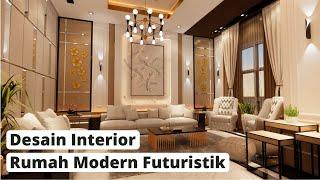 Interior Rumah Mewah Modern Futuristik