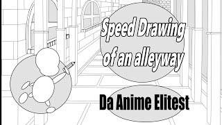 Speed Drawing An Alleyway