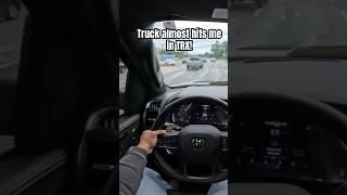 TRUCK ALMOST HITS ME IN TRX! #truck #pov #asmr #viralvideo #youtubeshorts #yt #trending #crash