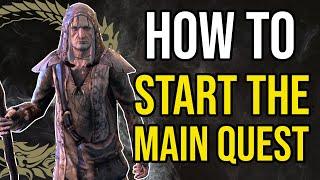 Starting the MAIN STORY QUEST in ESO [Elder Scrolls Online Guide]