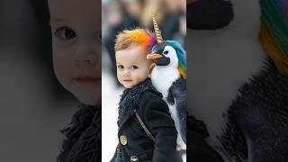 Charming Baby Fashion Show #KidsFashion #RunwayShow #AIArt #YouTubeShorts #animals