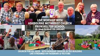 Sunday 5th January 10.30am Service live from Hilltop School