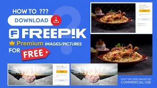 How to download freepik premium images/photos for free | Tips & Tricks
