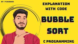 Bubble Sort in c programming | hindi