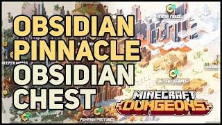 Obsidian Pinnacle Obsidian Chest Location Minecraft Dungeons