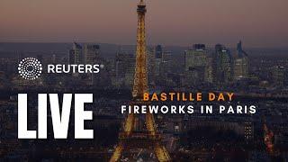 LIVE: Fireworks light up the Eiffel Tower on Bastille Day