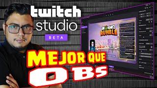 Como configurar TWITCH STUDIO para hacer DIRECTO | Mejor software para hacer DIRECTO en TWITCH