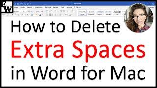 How to Delete Extra Spaces in Word for Mac