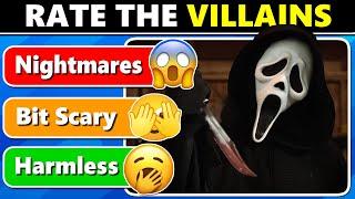 Tier List: Horror Movie Villains  (45 Scariest Horror Movie Characters) 