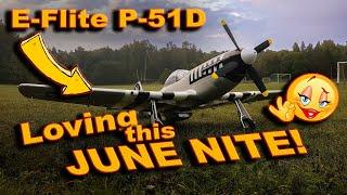 E-Flite Mustang P-51D June Nite - Loving this Mustang!