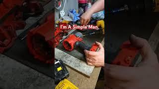 I Am A Simple Man #doctorlefthandthread #milwaukeepowertools #repair #shorts