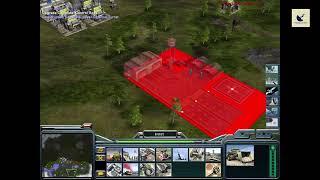 Generals ZH - Skirmish USA Laser 1vs3 (Bear Town Beatdown)