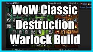 Gamer : WoW Classic Destruction Warlock Build  WoW Classic meant for PVP and PVE