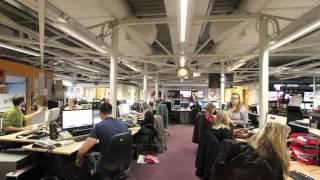 BBC Northern Ireland Newsroom Time Lapse