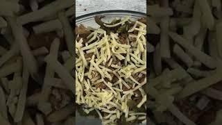 Chicken Loaded Fries Recipe | The Aziz Kitchen #Shorts