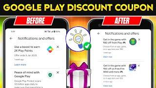 NEW TRICK | How to Get Google Play Discount Coupon 2025  | Google Play Discount बार बार Kaise Laye