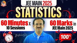 Statistics | Math | 60 Minutes x 10 Sessions = 60 Marks | JEE Main 2025 | @SriChaitanyaAcademy-Hindi