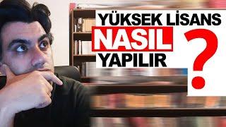 Yüksek Lisans (Master) Nedir? | YÜKSEK LİSANS NASIL YAPILIR?