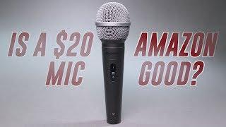 AmazonBasics Dynamic Vocal Microphone Cardioid Review / Test