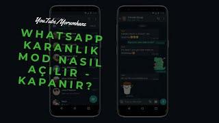 WhatsApp karanlık mod nasıl açılır ve kapatılır? (iPhone)