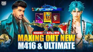 Maxing Out New Roaring M416  Untamed Celestial set crate opening  PUBG mobile | rock Op