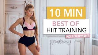 10 MIN BEST OF HIIT - a compilation of the best parts of my HIIT workouts - INTENSE I Pamela Reif