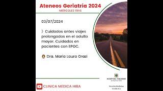 Ateneo Geriatría 2024. Miércoles 03 de Julio