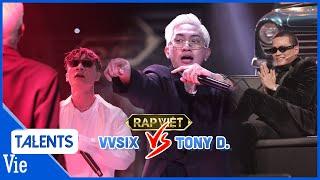 TONY D. đối đầu rực lửa VVSIX, rap trên nền nhạc SẮC MÀU của Trần Tiến, Wowy chọn..."TONYSIX"