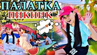 ПАЛАТКА ҚҰРЫП,ПИКНИККЕ ШЫҚТЫҚ#vlog