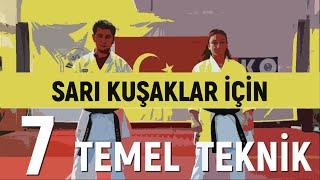 Olduğun Yerde 7 Temel Teknik - 2 | Online Karate Dersleri (Ekran Karşısına Geç ve Uygula)